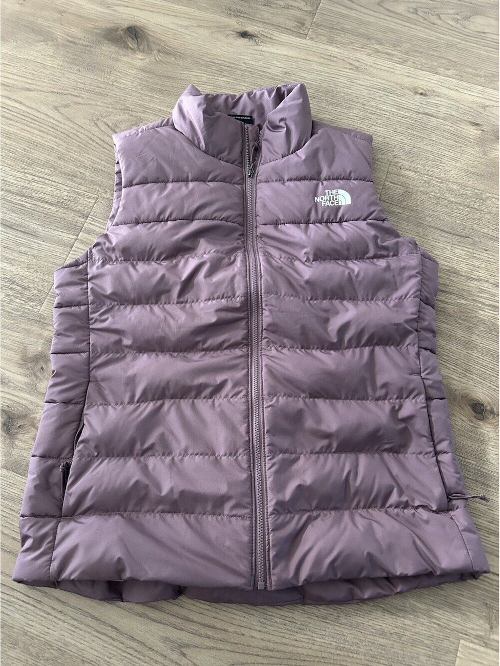 NWOT The North Face Aconcagua 550 Down Vest in Light Purple Color Size Medium